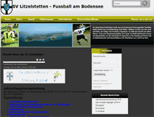 Tablet Screenshot of fussball.sv-litzelstetten.de